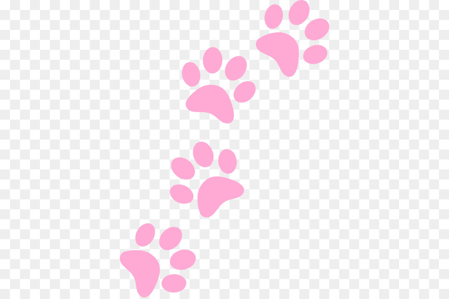 Dog Paw Kitten Clip art - paws png download - 420*597 - Free Transparent Dog png Download.