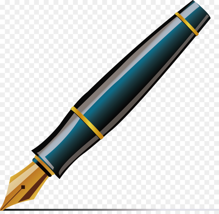 Fountain pen Ballpoint pen Quill Clip art - Pen vector png download - 1900*1830 - Free Transparent Pen png Download.