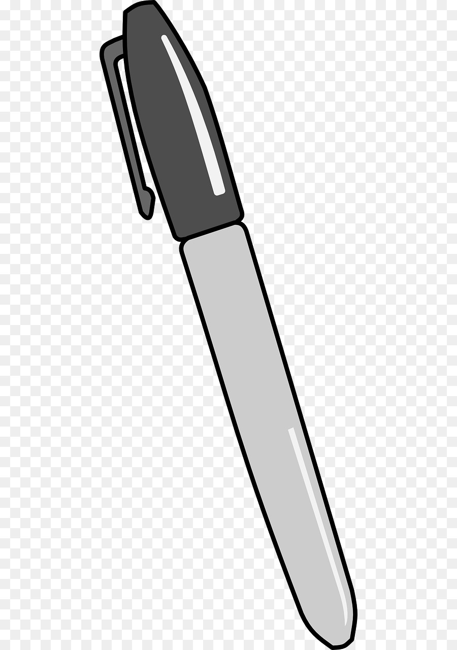 Permanent marker Marker pen Sharpie Clip art - pen png download - 640*1280 - Free Transparent Permanent Marker png Download.
