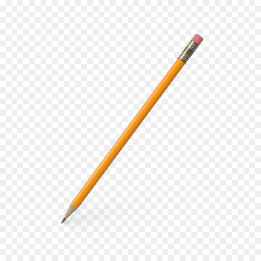 Pencil Material Yellow - Pencil with eraser png download - 2048*2048 - Free Transparent Pencil png Download.