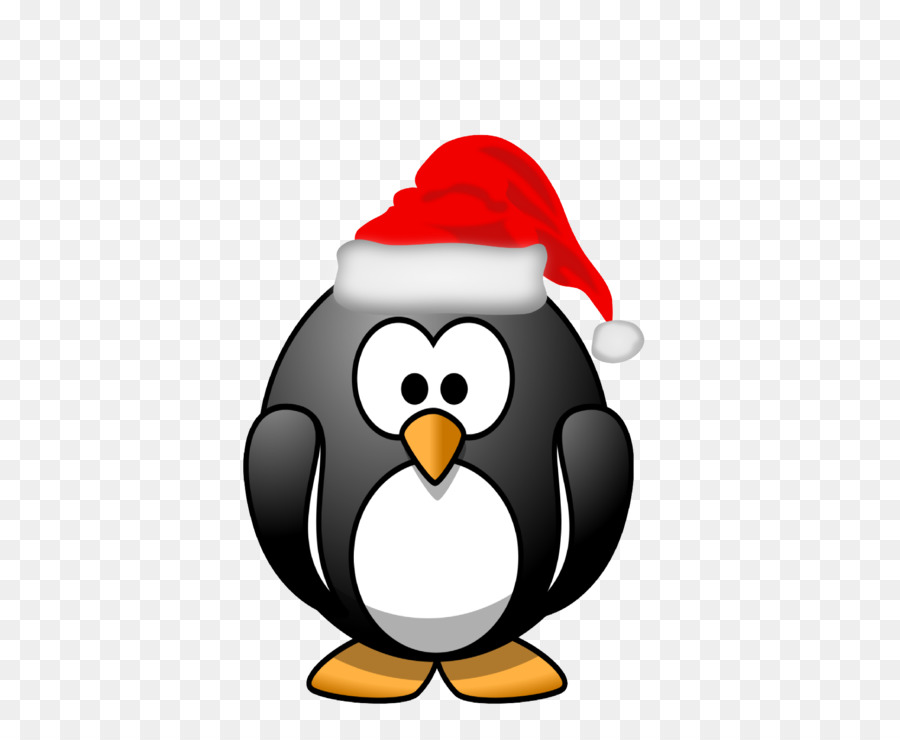 Penguin Santa Claus Christmas Clip art - Christmas Penguin Clipart png download - 1979*1625 - Free Transparent Penguin png Download.