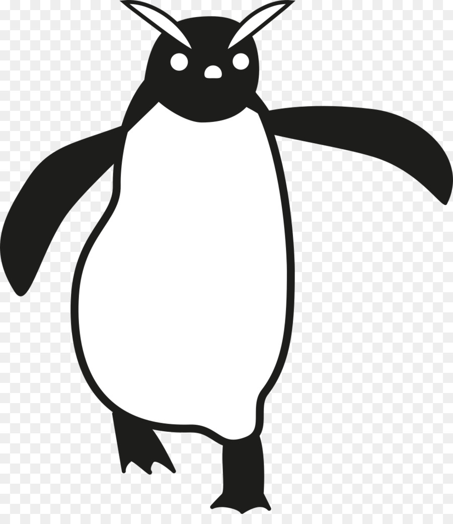 Penguin Clip art Line art Silhouette Cartoon penguin png