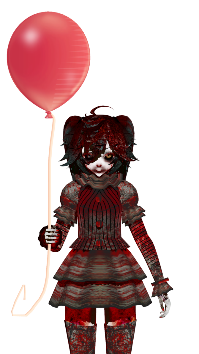 It Hatsune Miku MikuMikuDance Evil clown YouTube - pennywise the clown png  download - 670*1191 - Free Transparent png Download. - Clip Art Library