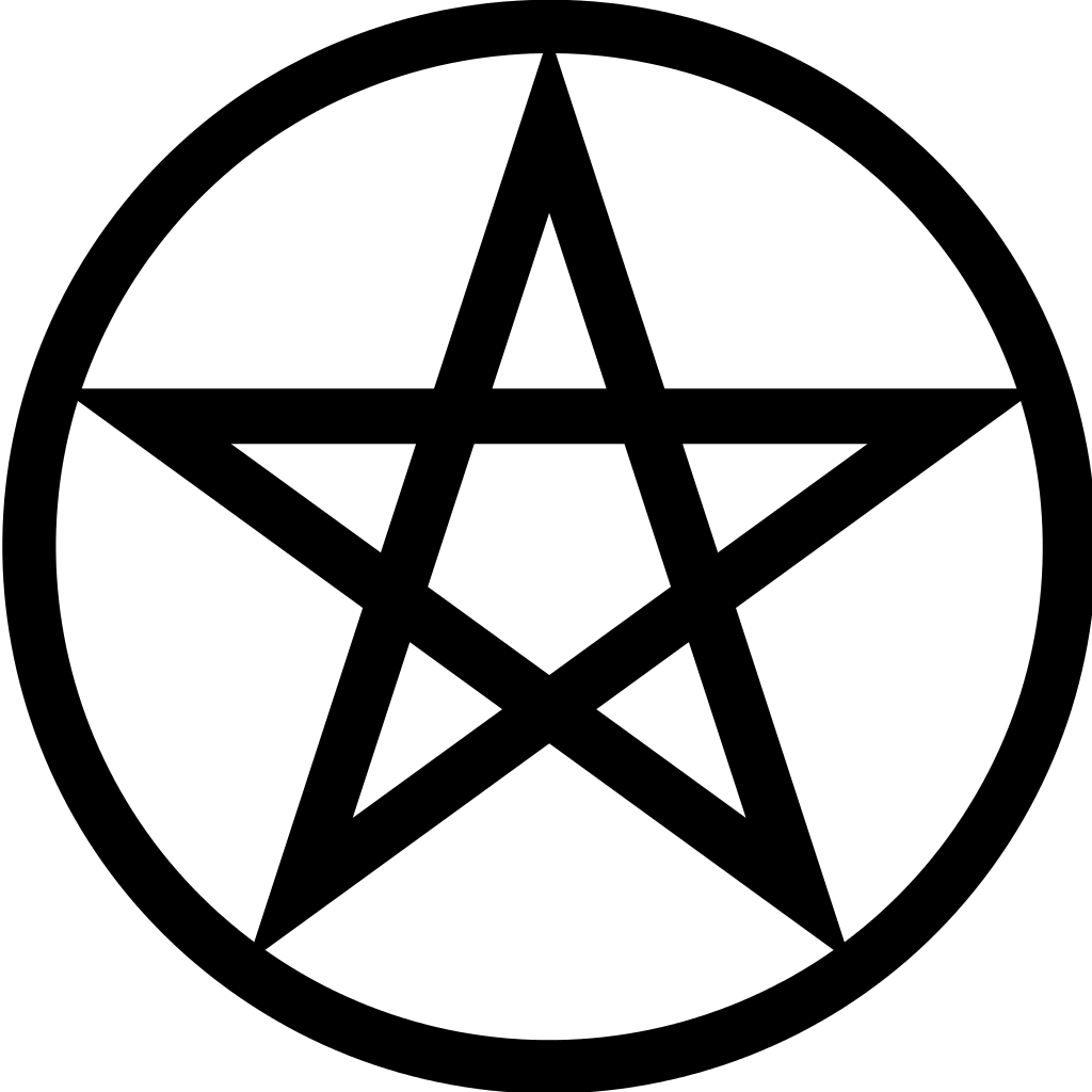 Pentagram Pentacle Wicca Symbol Satanism Satan Png Download 1024 1024 Free Transparent Pentagram Png Download Clip Art Library