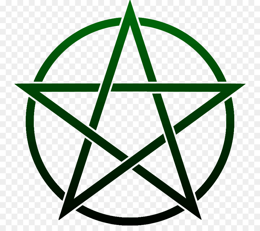 Pentagram Pentacle Symbol Clip art - dark green png download - 800*781 - Free Transparent Pentagram png Download.