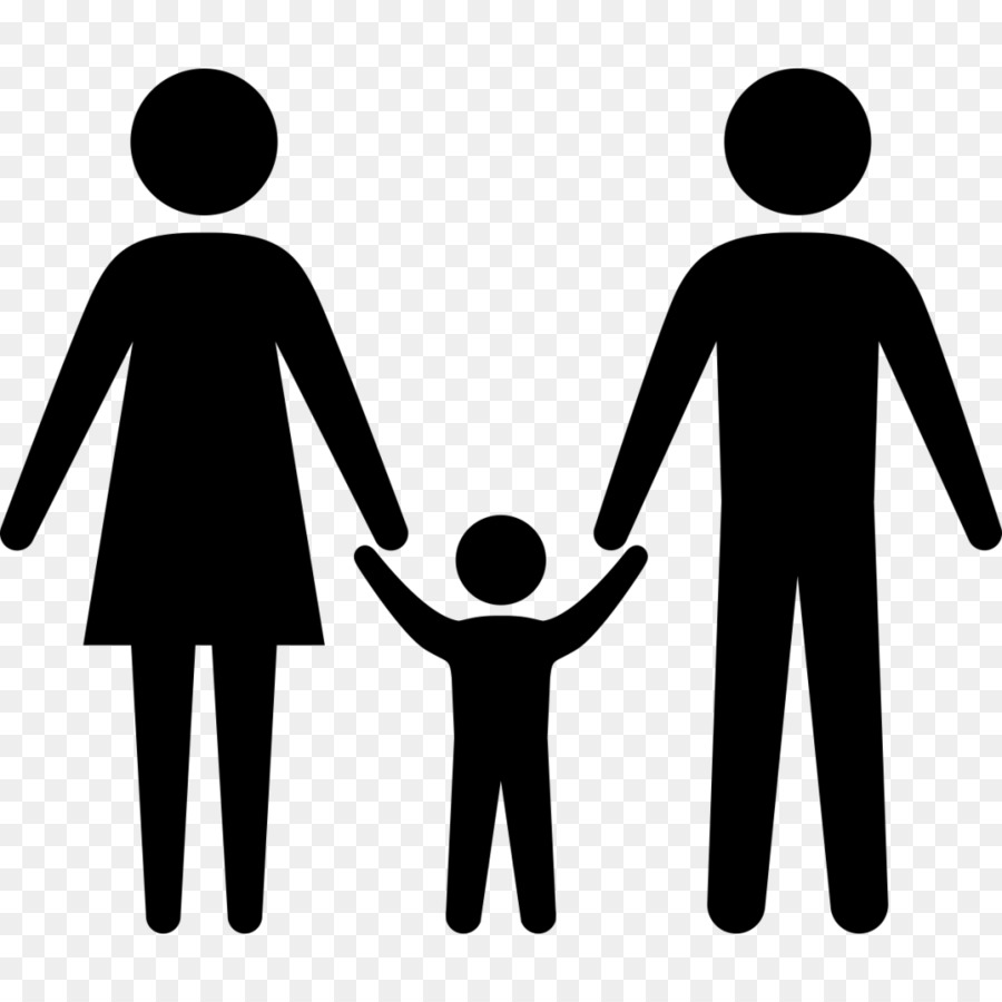 Family Silhouette Holding hands Clip art - Family png download - 1024*1024 - Free Transparent Family png Download.