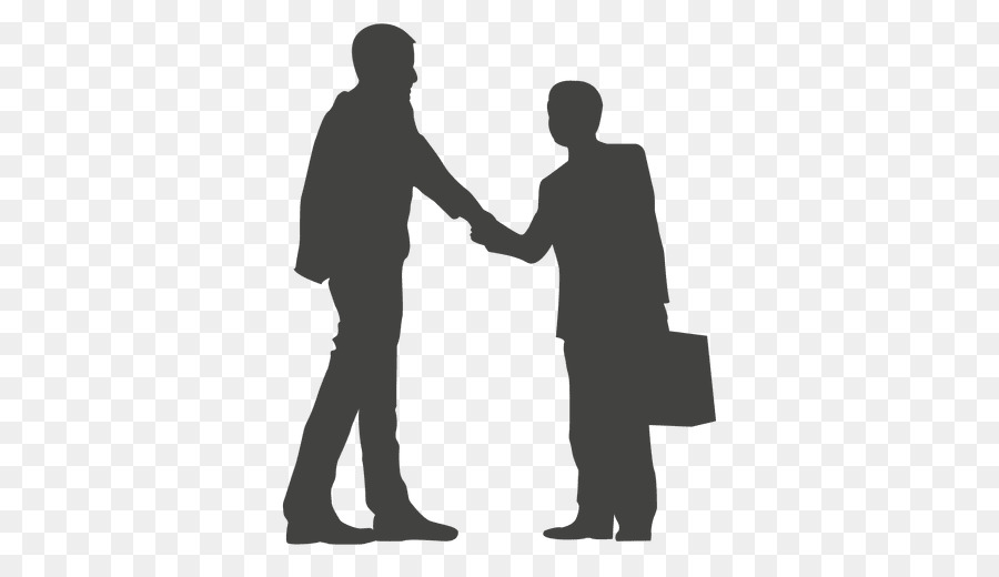 Silhouette Businessperson - shake hands png download - 512*512 - Free Transparent Silhouette png Download.