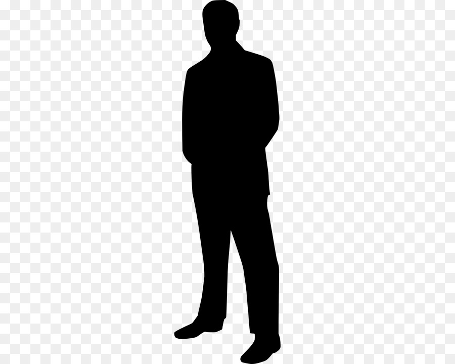 Silhouette Person Clip art - Vector suit man png download - 360*720 - Free Transparent Silhouette png Download.
