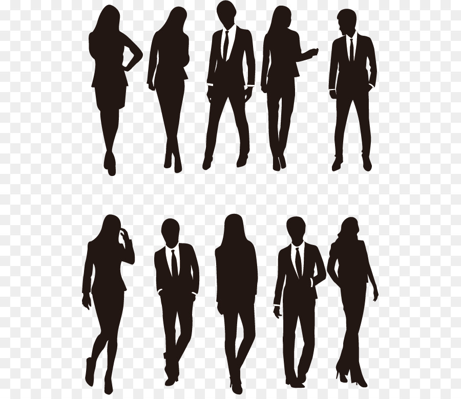 Silhouette Download Illustration - Business People Silhouettes png download - 579*772 - Free Transparent Silhouette png Download.