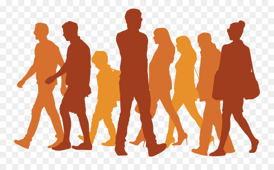 Silhouette Walking Icon - passers-by walking silhouette vector png download - 1357*820 - Free Transparent Silhouette png Download.