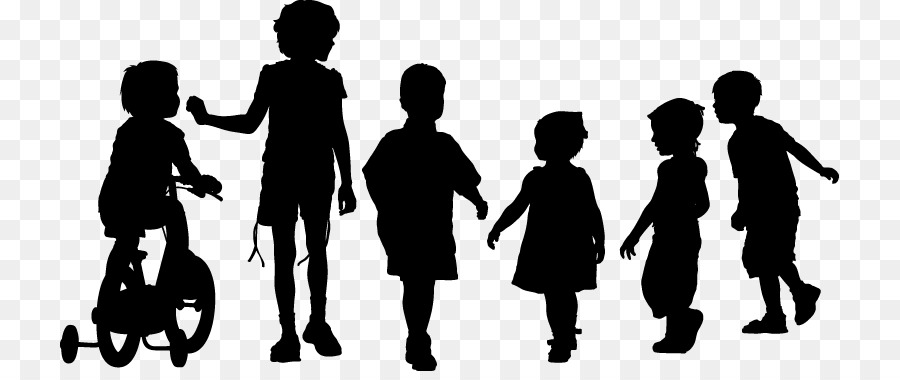 Silhouette Walking Child - silhouette kids png download - 779*371 - Free Transparent Silhouette png Download.