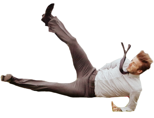 Hip Person Man Falling Down Png Download 602459 Free Transparent