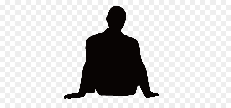 Back Of A Person Sitting Clipart