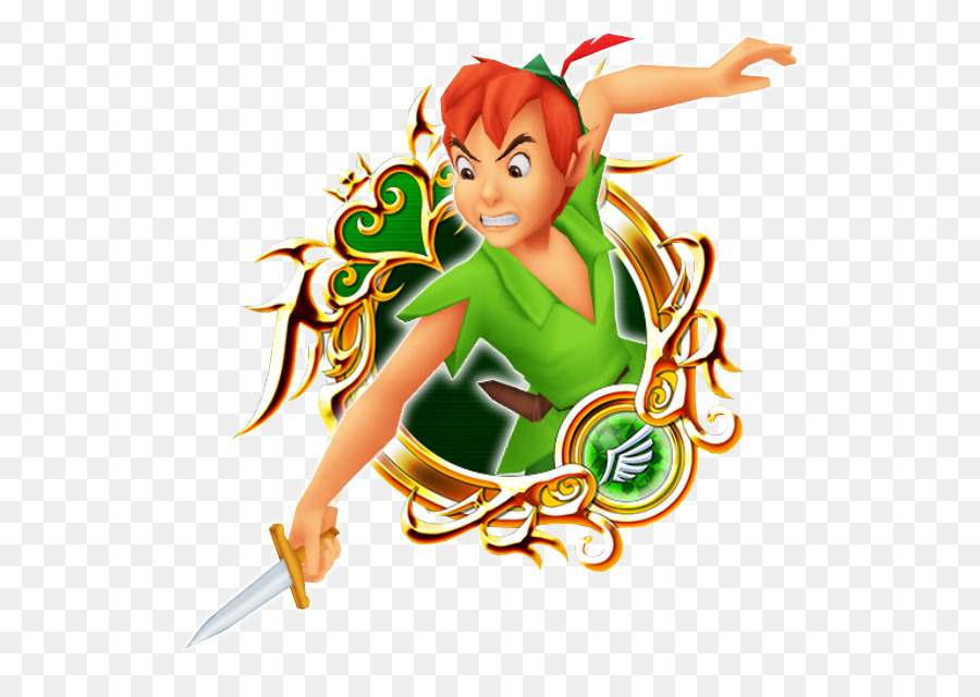Peter Pan Kingdom Hearts u03c7 - Exquisite brave Peter Pan head picture png download - 635*632 - Free Transparent Peter Pan png Download.