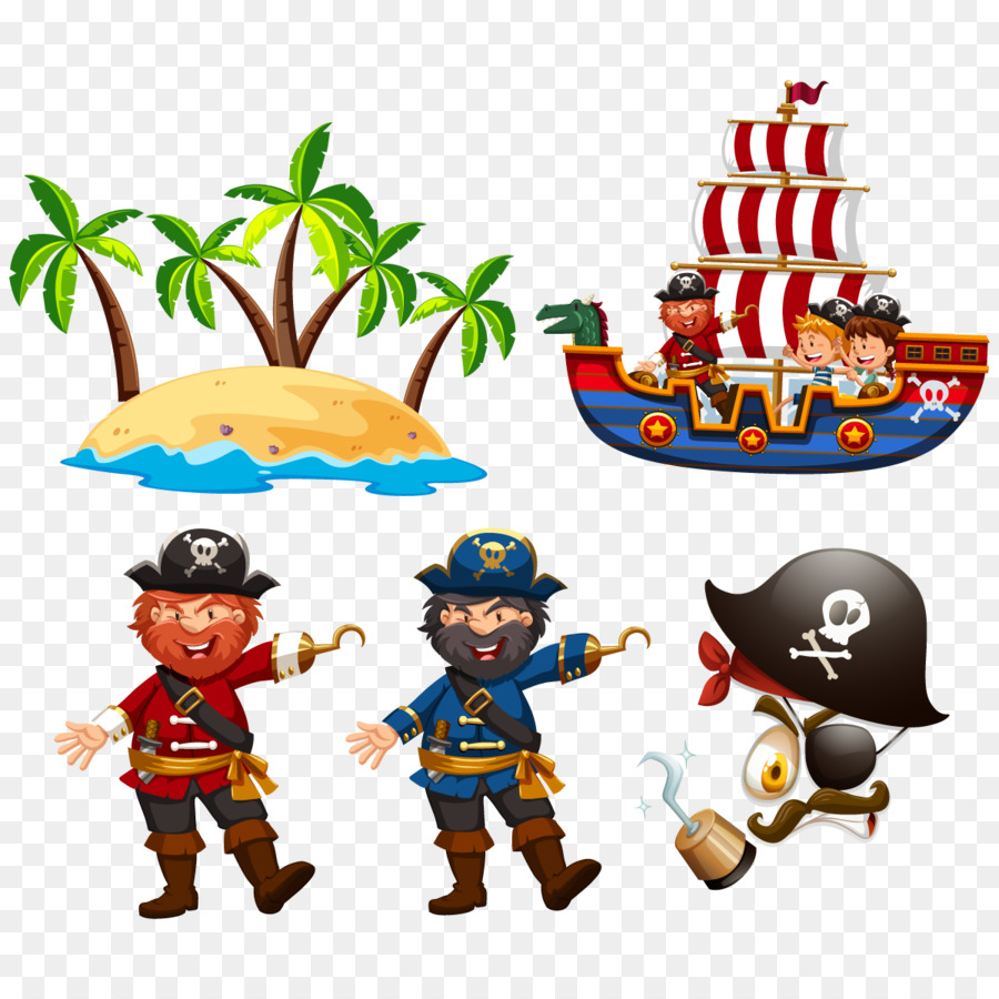 Captain Hook Piracy Euclidean vector Illustration - Vector pirate ship png download - 1200*1200 - Free Transparent Captain Hook png Download.