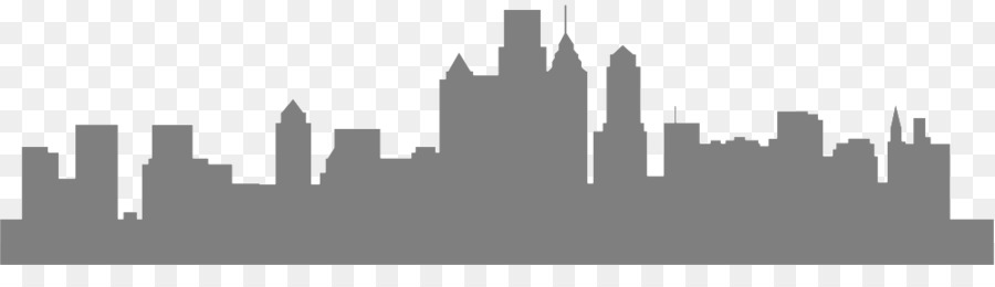 Philadelphia Skyline Silhouette - Skyline Silhouette Illustration png download - 1000*267 - Free Transparent Philadelphia png Download.