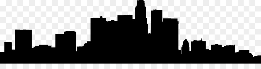 Downtown Los Angeles Skyline Silhouette Drawing - Silhouette png download - 2554*628 - Free Transparent Downtown Los Angeles png Download.