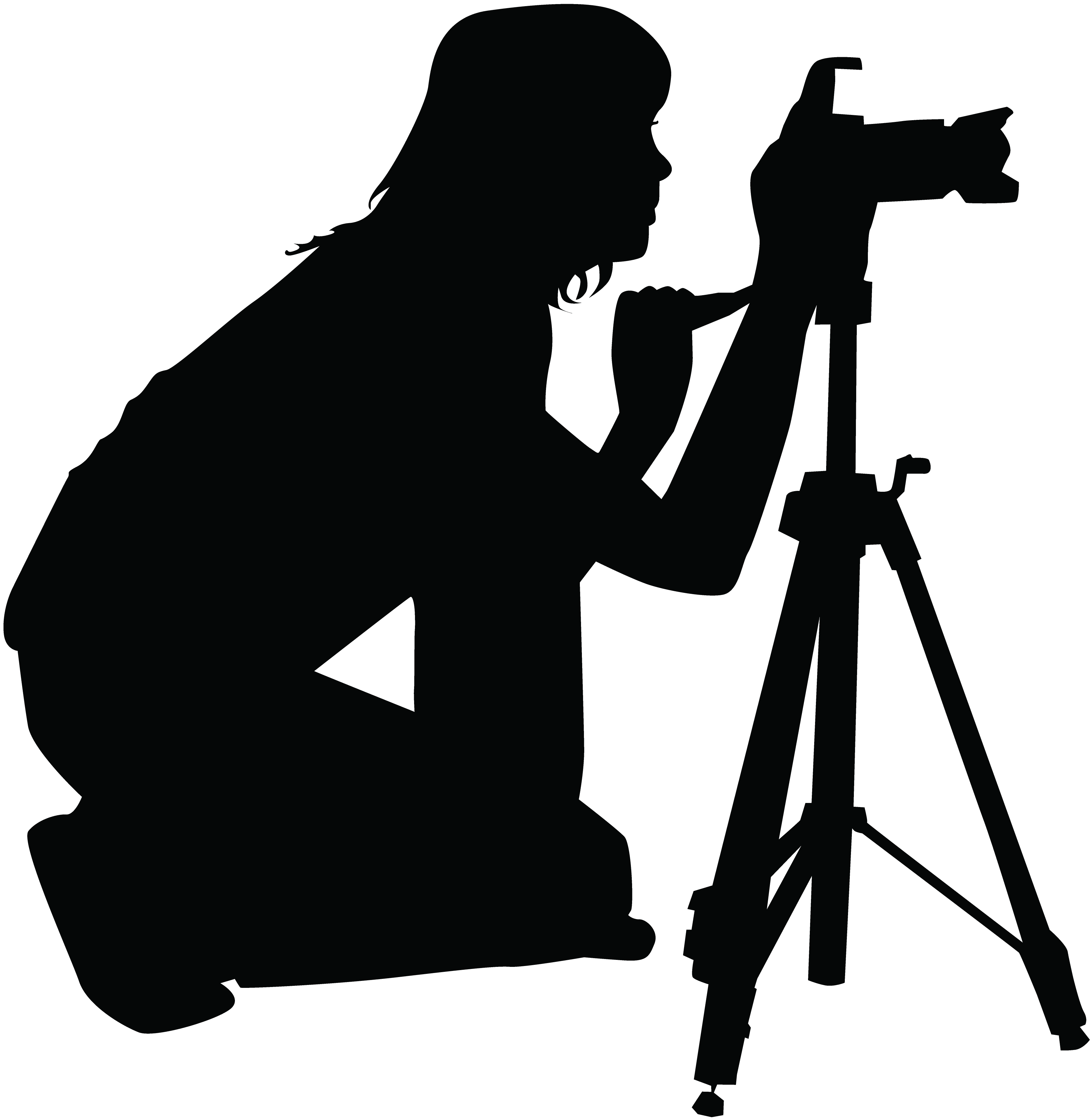 Camera Operator Photography Silhouette Png Download 37423840