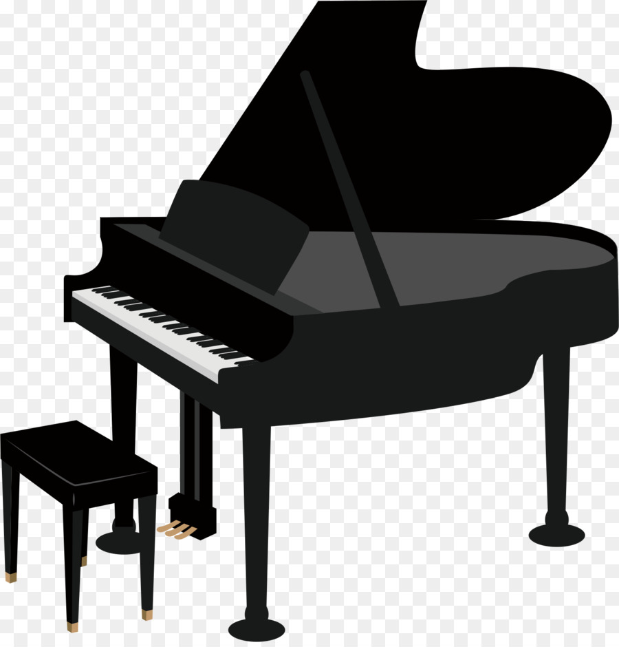 Grand piano Drawing Clip art - piano png download - 1533*1590 - Free Transparent  png Download.