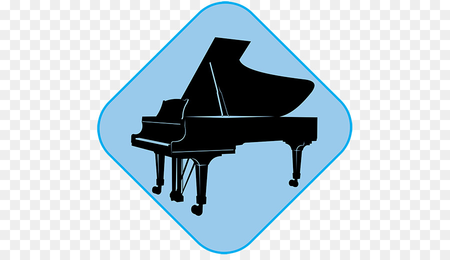 Electric piano Musical Instruments Silhouette - piano png download - 512*512 - Free Transparent  png Download.