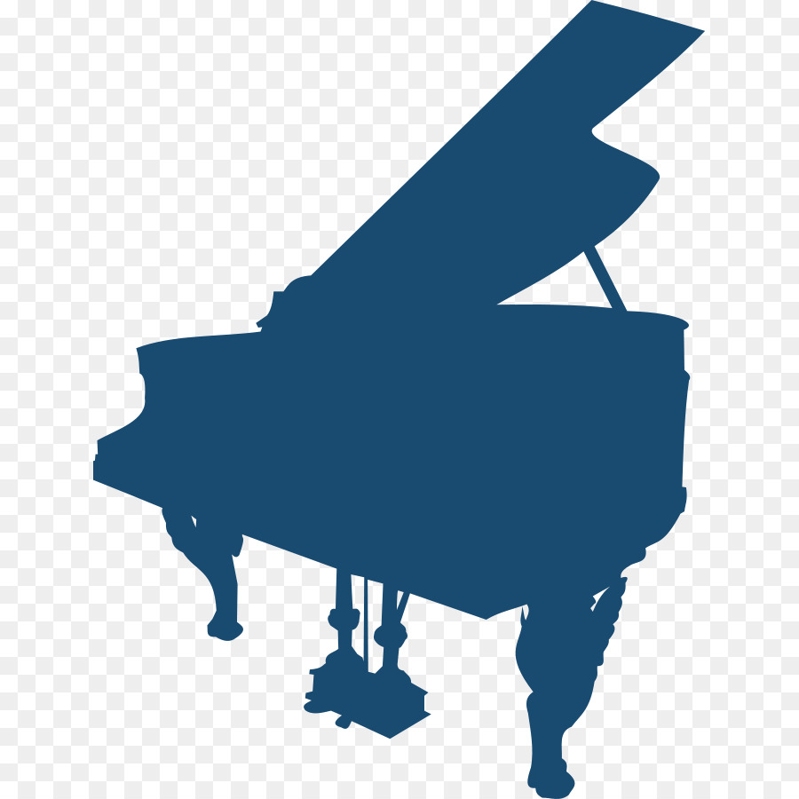 Piano Silhouette Musical keyboard Clip art - Graphic Design Clipart png download - 689*900 - Free Transparent  png Download.