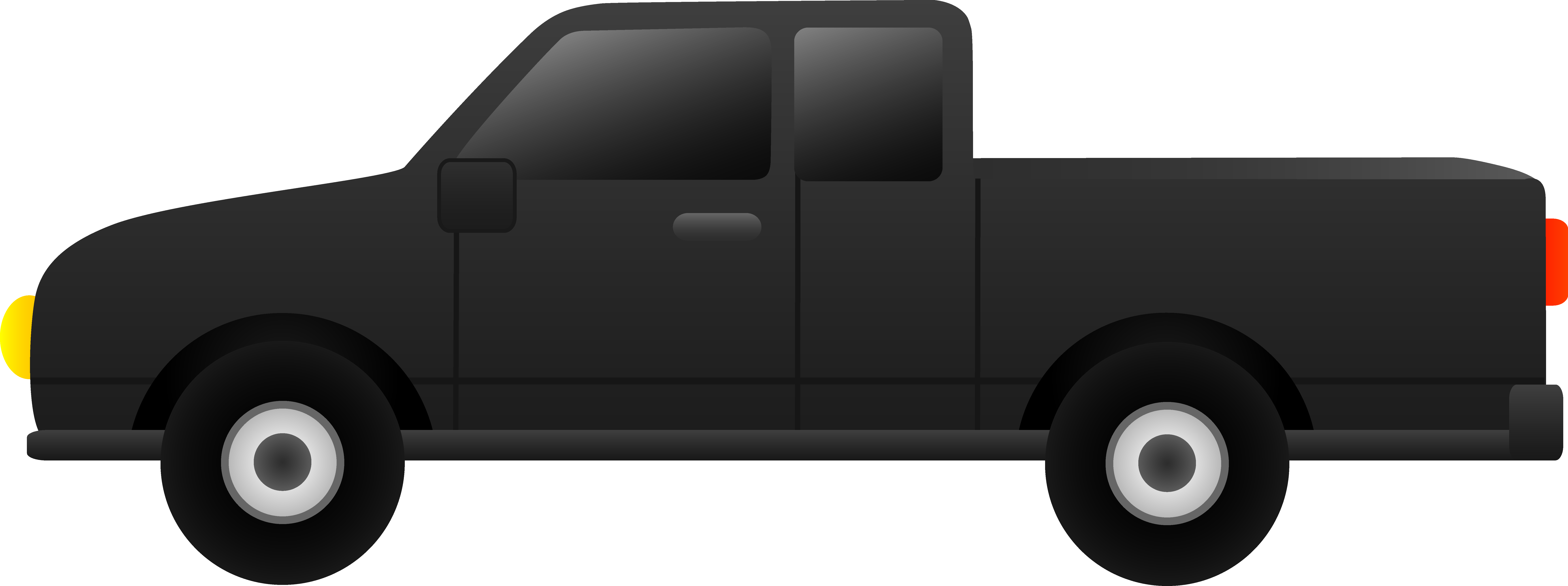 Pick Up Truck Silhouette #1540399 (License: Personal Use) .