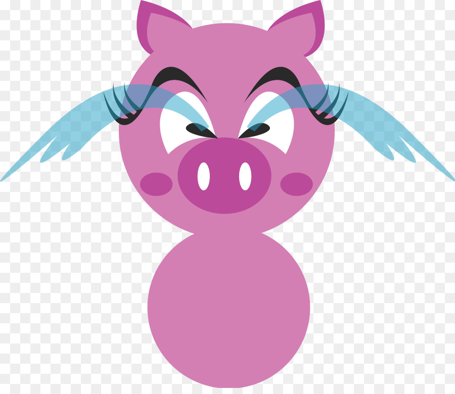 Domestic pig Crying Clip art - Free Pig Clipart png download - 900*768 - Free Transparent Domestic Pig png Download.