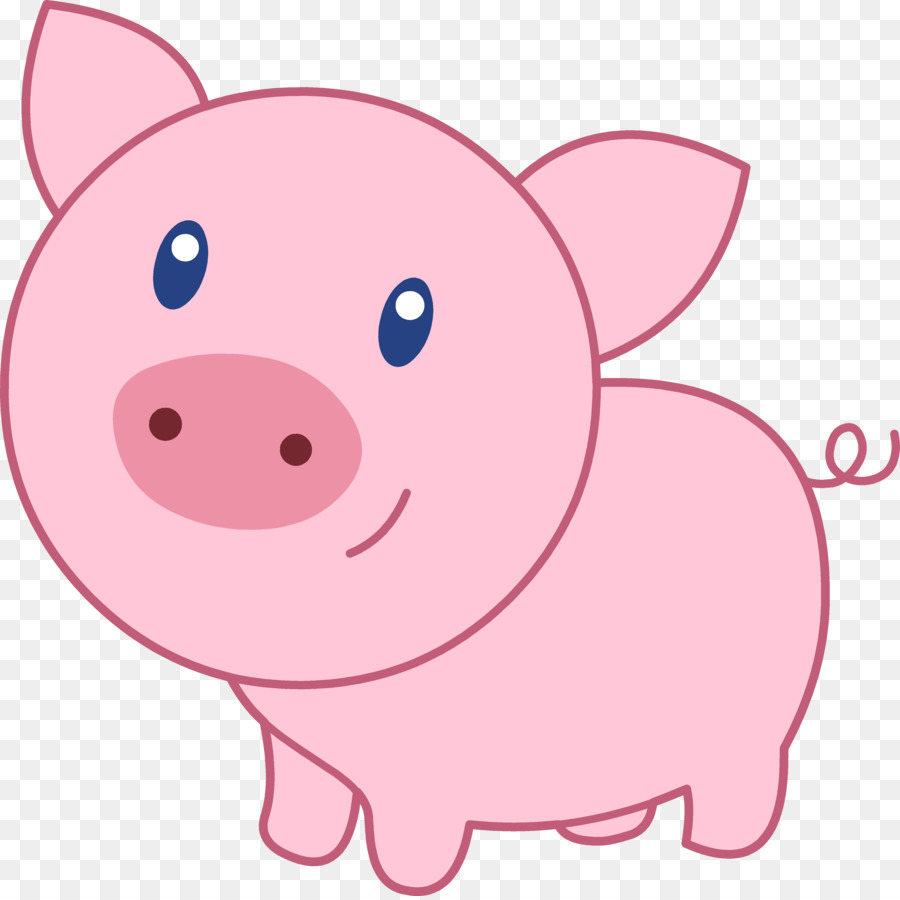 Domestic pig Clip art - Cute Pig Cliparts png download - 4945*4925 - Free Transparent Domestic Pig png Download.