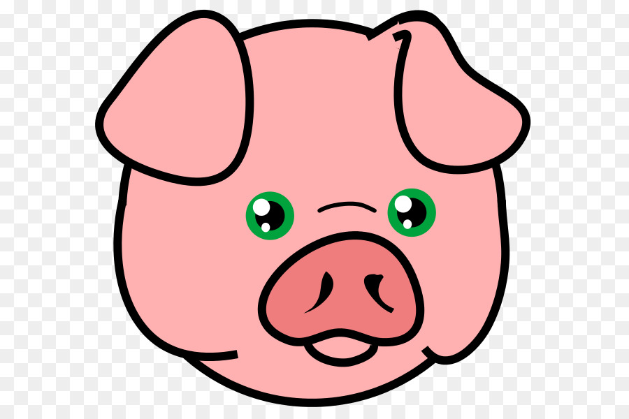 Domestic pig Face Drawing Clip art - Pig Head Cliparts png download - 643*600 - Free Transparent Domestic Pig png Download.