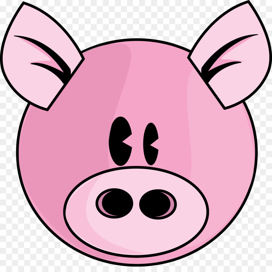 Domestic pig Drawing Free content Clip art - Pig Face Cliparts png download - 1707*1673 - Free Transparent Domestic Pig png Download.