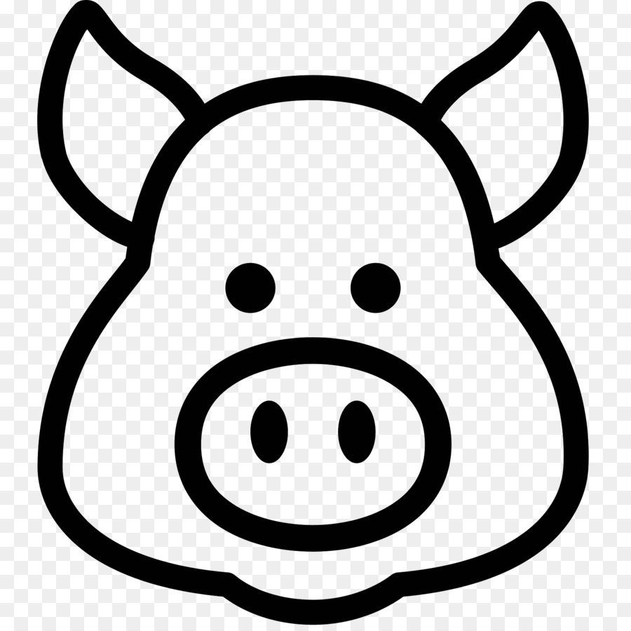 Domestic pig Computer Icons Symbol - boar png download - 1600*1600 - Free Transparent Pig png Download.