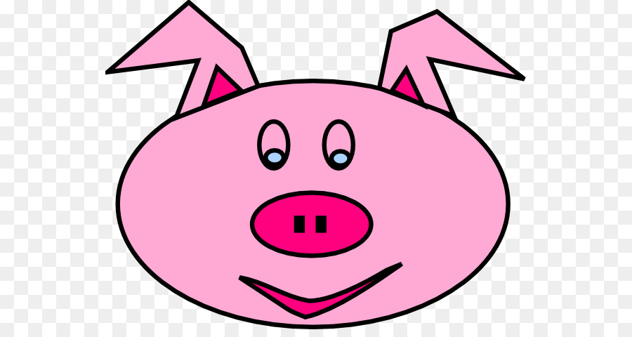 Domestic pig Face Clip art - Pig Face Cliparts png download - 600*469 - Free Transparent Domestic Pig png Download.