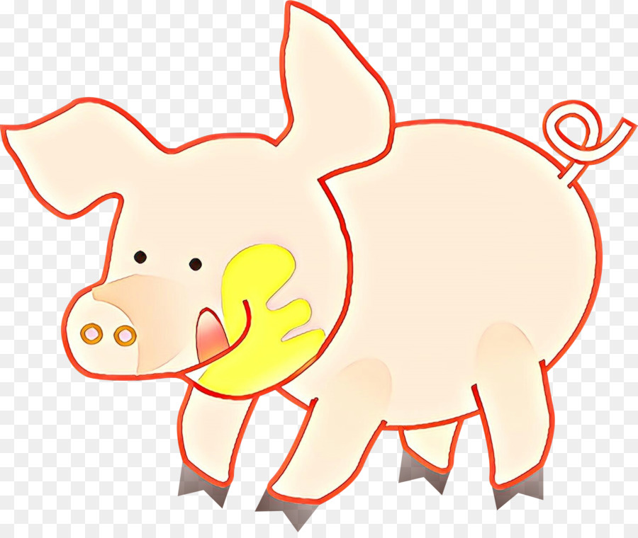 Clip art Large White pig Drawing Vector graphics Free content -  png download - 2396*2002 - Free Transparent Large White Pig png Download.