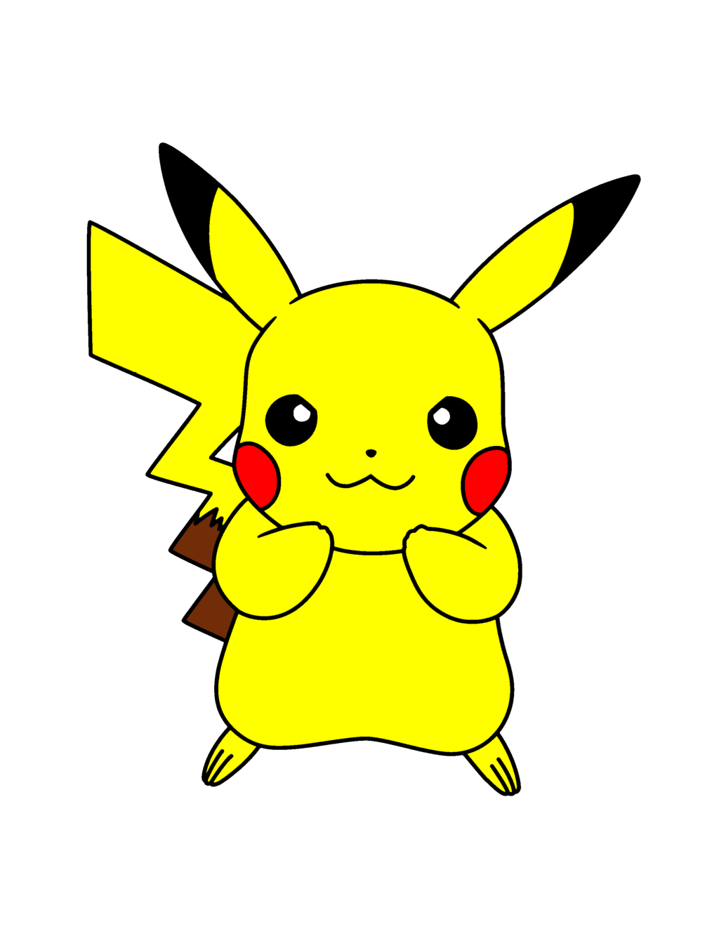 Animation Coloring Book Animated Cartoon - Pikachu Png Download - 1024*1323  - Free Transparent Animation Png Download. - Clip Art Library