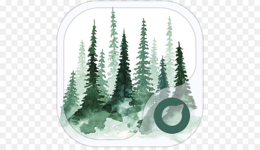 Study of a Tree Pine Watercolor painting - tree png download - 512*512 - Free Transparent Study Of A Tree png Download.