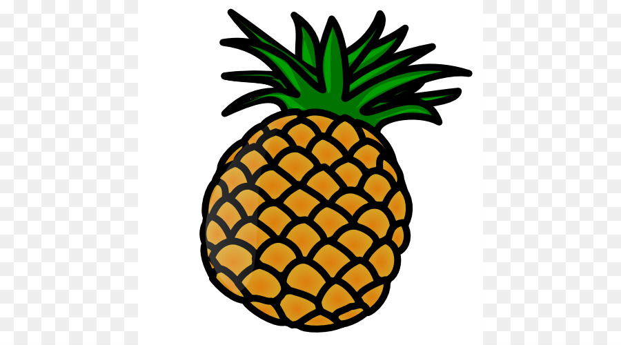 Pineapple Fruit Luau Clip art - Pineapple Cliparts png download - 500*500 - Free Transparent Pineapple png Download.