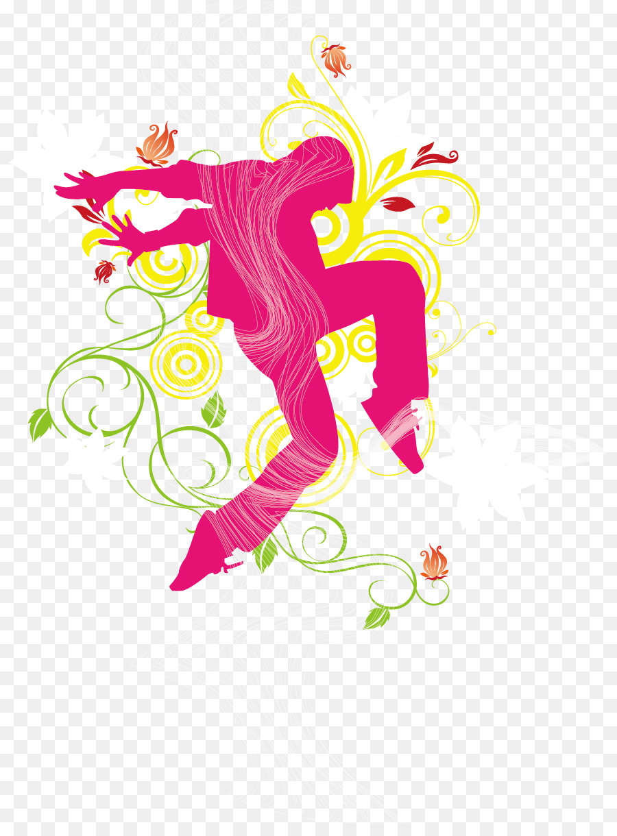Dancer Silhouette - Bright creative silhouette dancers png download - 873*1204 - Free Transparent Dance png Download.