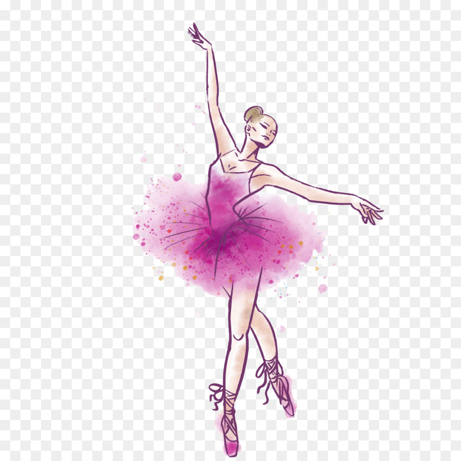 Ballet Dancer Watercolor painting - Vector Swan Lake png download - 1200*1200 - Free Transparent Ballet png Download.