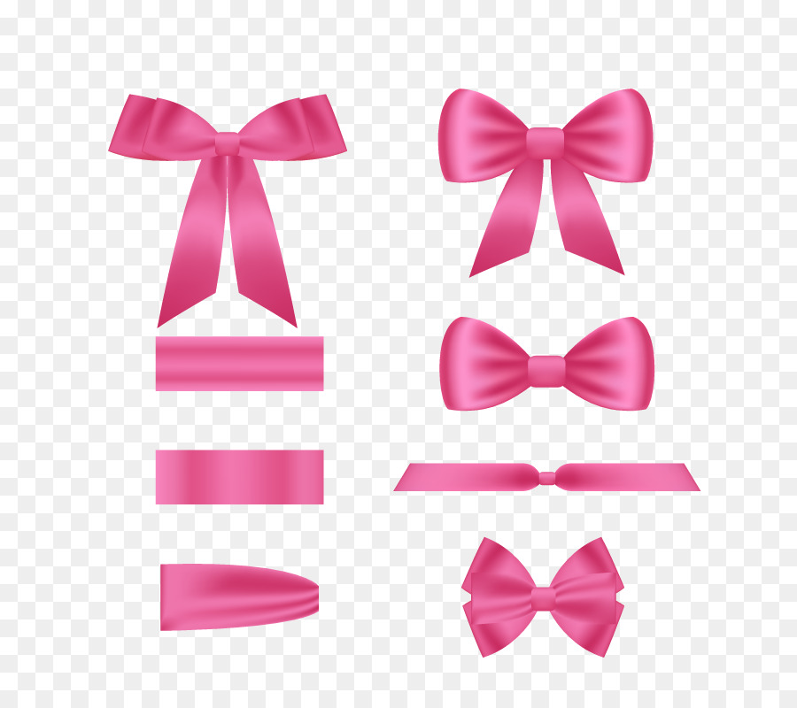 Pink ribbon Clip art - Vector Bow png download - 800*800 - Free Transparent Ribbon png Download.
