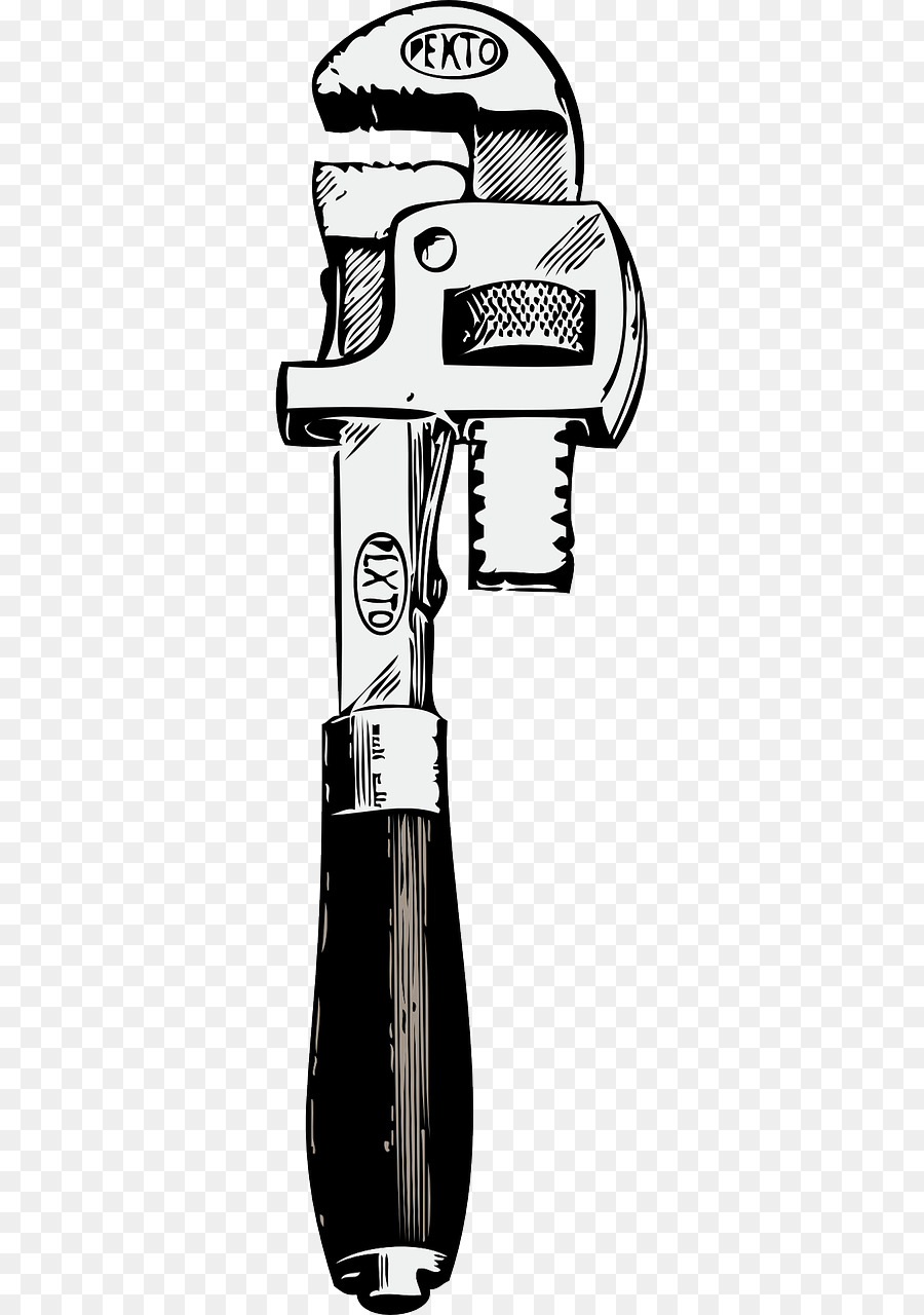 Pipe wrench Plumbing Clip art - Removable wrench png download - 640*1280 - Free Transparent Pipe Wrench png Download.