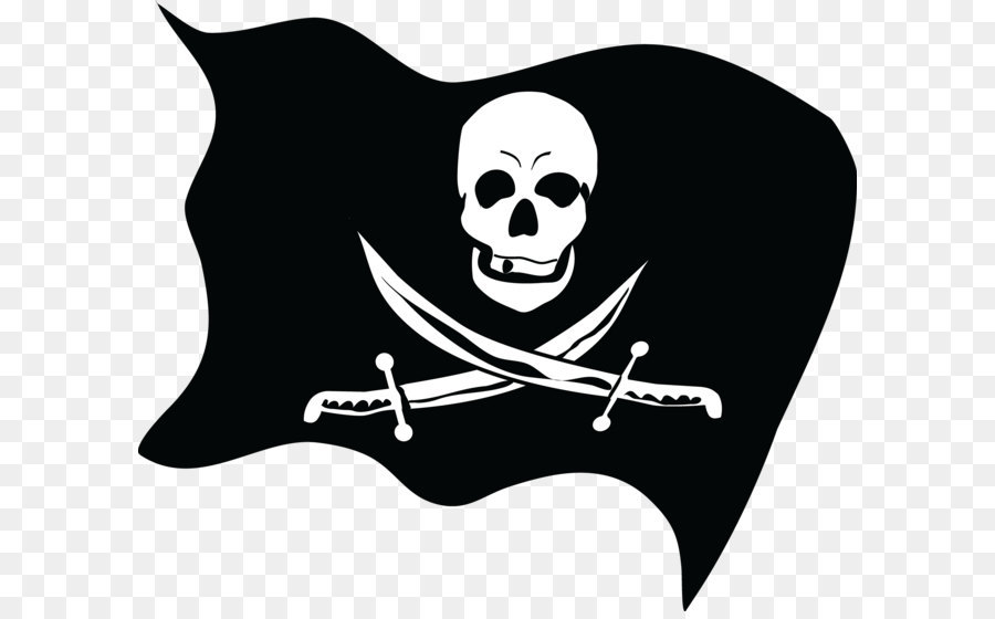 Jolly Roger Piracy Flag - Pirate flag PNG png download - 2500*2126 - Free Transparent Piracy png Download.