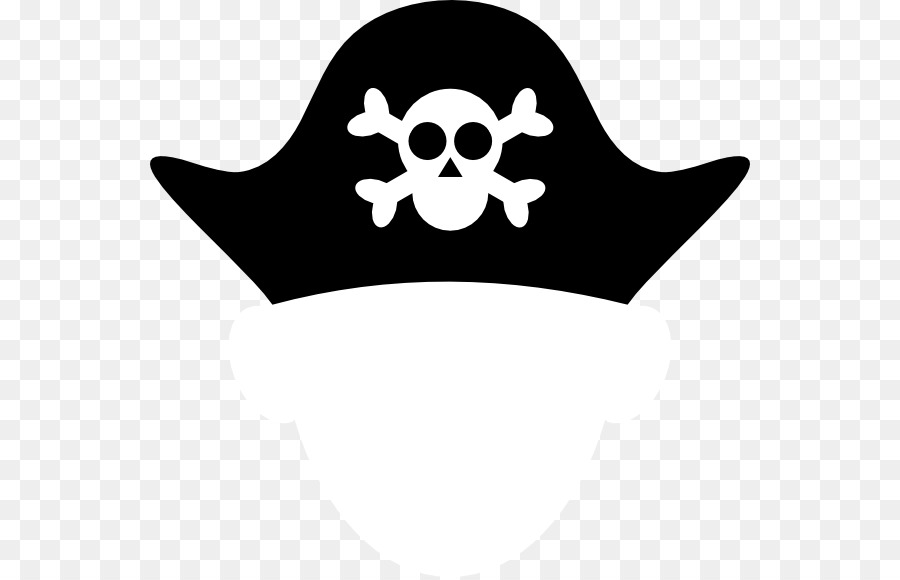 Hat Piracy Tricorne Clip art - Pirate Hat Cliparts png download - 600*577 - Free Transparent Hat png Download.