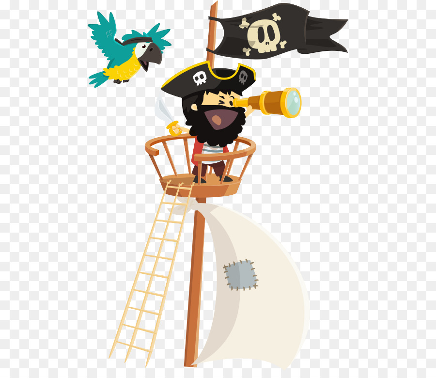 Piracy Photography Illustration - Vector pirate telescope png download - 539*765 - Free Transparent Piracy png Download.