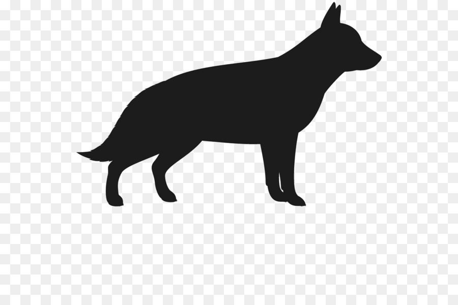 Dog breed American Pit Bull Terrier German Shepherd Bulldog - german shepherd silhouette png download - 600*600 - Free Transparent Dog Breed png Download.