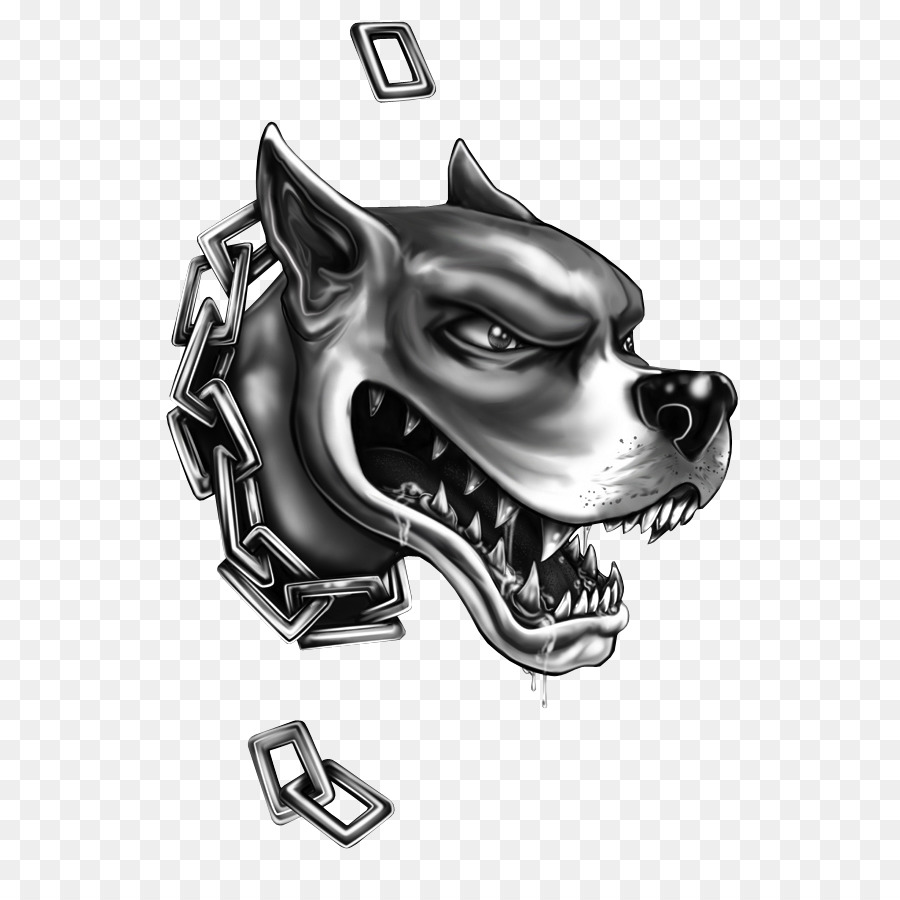 Pit bull Bulldog Sleeve tattoo Black-and-gray - pittbull png download - 606*892 - Free Transparent Pit Bull png Download.