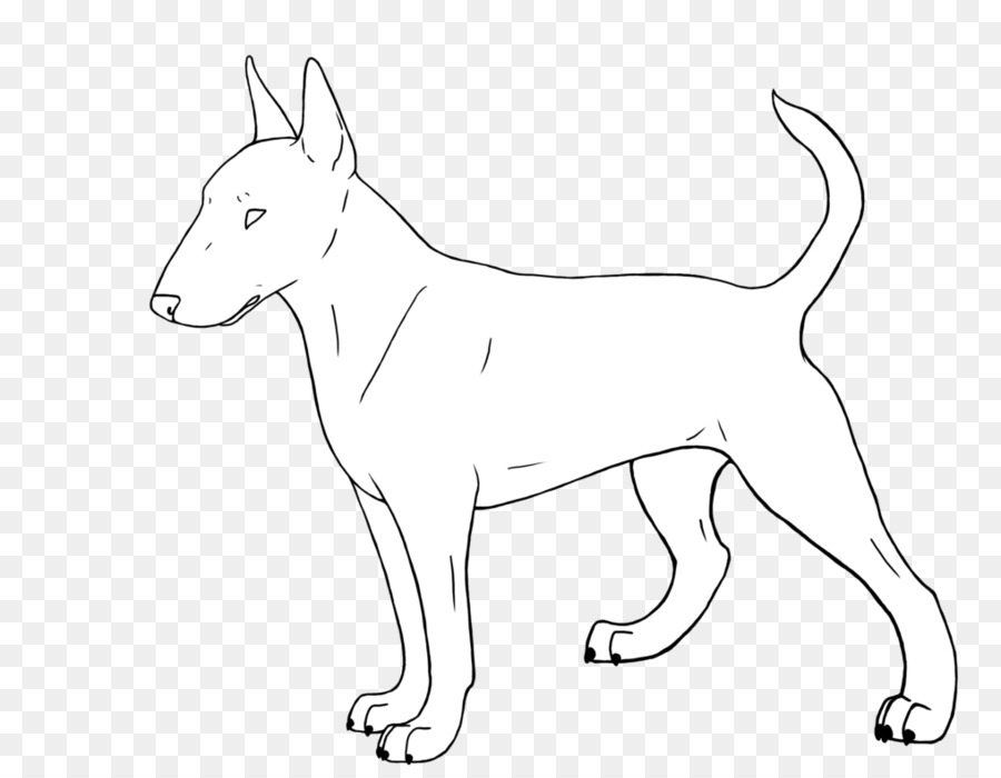 Bull Terrier (Miniature) Staffordshire Bull Terrier Bulldog Line art - pitbull png download - 1017*786 - Free Transparent Bull Terrier png Download.