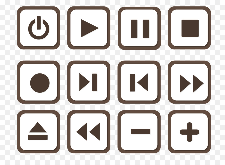 Button Media player Icon - Play the pause button png download - 1096*780 - Free Transparent Button png Download.