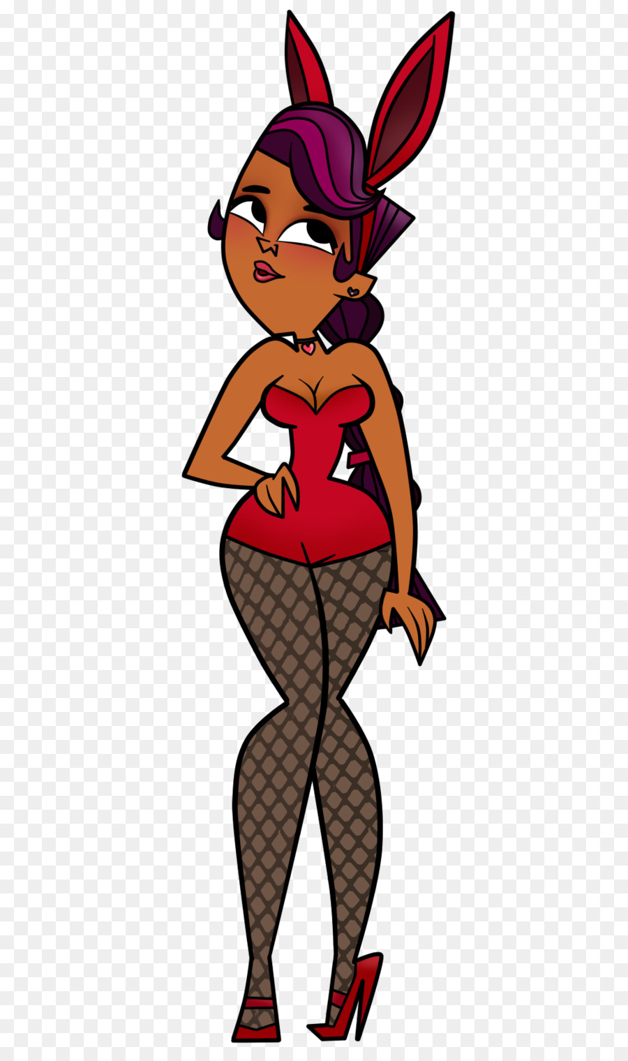 Total Drama Cody Art Drawing Animated film - Playboy bunny png download - 531*1505 - Free Transparent  png Download.