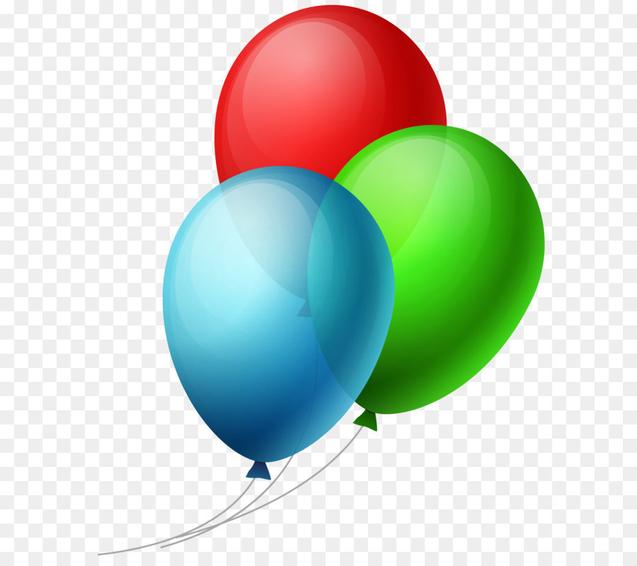 Balloon Clip art - Transparent Three Balloons PNG Clipart png download - 3343*4112 - Free Transparent Balloon png Download.