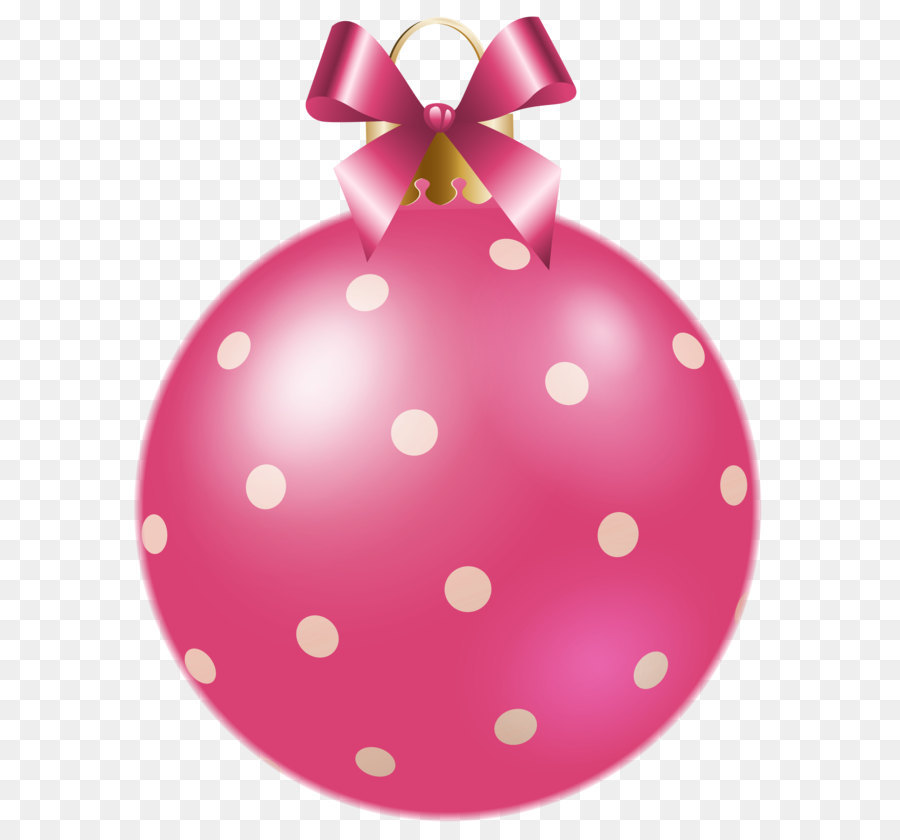 Christmas ornament New Year Clip art - Christmas Pink Dotted Ball PNG Clipart Image png download - 4873*6268 - Free Transparent Times Square Ball Drop png Download.